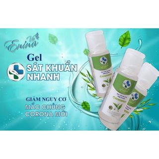 Hộp 12 Chai Gel rửa tay khô kháng khuẩn ENINA 50ml