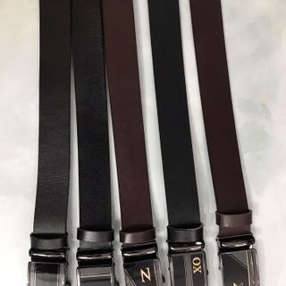 Thắt lưng nam - dây nịt nam da bò thật da 1 lớp khóa tỳ 3.6