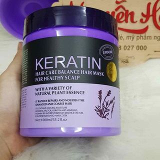 Hấp dầu ủ tóc Keratin phục hồi tóc
