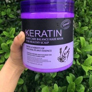 Hấp dầu ủ tóc Keratin phục hồi tóc
