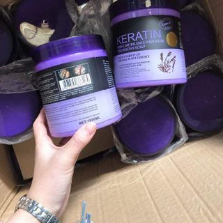 Hấp dầu ủ tóc Keratin phục hồi tóc
