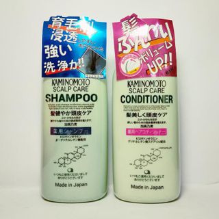 Dầu gội, dầu xả Kaminomoto Medicated Shampoo Nhật Bản giúp kích thích mọc tóc và ngăn ngừa rụng tóc dành cho những người bị rụng tóc