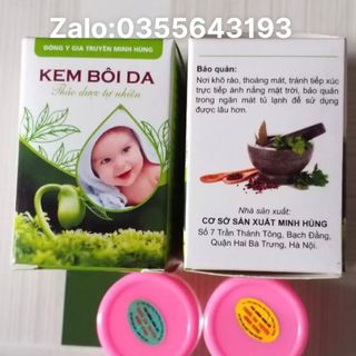 Kem bôi da thảo dược tự nhiên