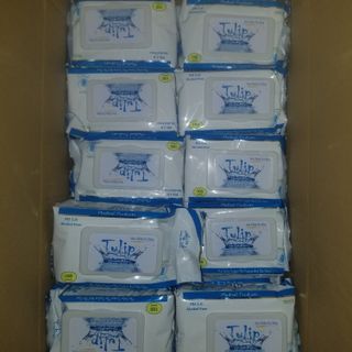 KHĂN GIẤY ƯỚT CAO CẤP BỊCH LỚN 100 TỜ TULIP