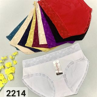 QUẦN LÓT THUN LẠNH PHỐI REN - MÃ 2214