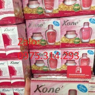 Bộ kem chống nắng và làm trắng Facial Crea Kone