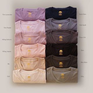 Áo thun nữ cotton trơn Nhật Bản