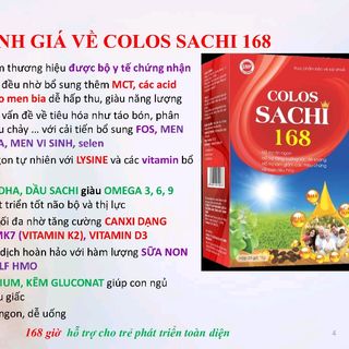 SỮA NON COLOS SACHI 168