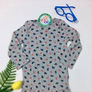 BodySuit dài tay cho bé họa tiết đơn giản đáng yêu BS067