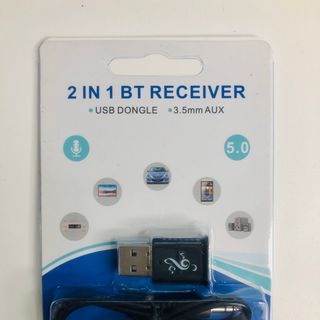 USB Bluetooth 5.0 BT 2 trong 1 dùng cho loa, máy tính, xe hơi giá sỉ