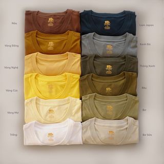 Áo thun nữ cotton trơn Nhật Bản