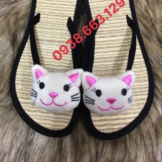 Dép Cói Hình Gấu - Hàng Thủ Công Mỹ Nghệ