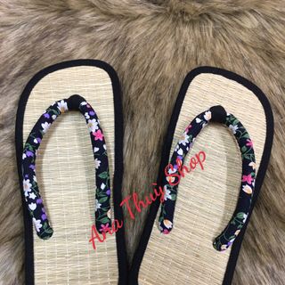 Dép Cói Quai Bông - Hàng Thủ Công Mỹ Nghệ