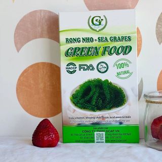 Rong nho tách nước GREEN FOOD - Hộp 100g
