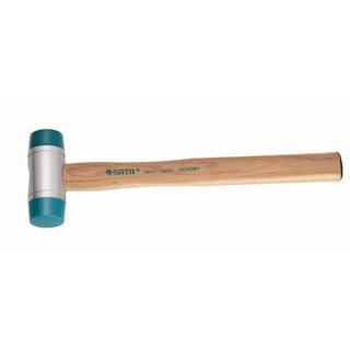 "Búa Nhựa Cán Gỗ 60Mm/778G Đầu Búa Bằng Hợp Kim Nhôm Có Thể Thay Thế Tay Cầm Bằng Gỗ Hickory Bền Sata 92505" giá sỉ