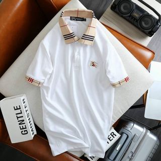 ÁO THUN NAM CỔ TRỤ HỌA TIẾT NGỰA COTTON
