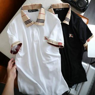 ÁO THUN NAM CỔ TRỤ HỌA TIẾT NGỰA COTTON