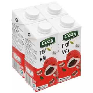 Trà trái cây cozy 3 màu Thùng 24 hộp (Trà Tắc Mật Ong, Trà Đào Sả, Trà Vải)