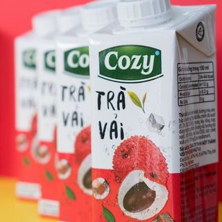 Trà trái cây cozy 3 màu Thùng 24 hộp (Trà Tắc Mật Ong, Trà Đào Sả, Trà Vải)