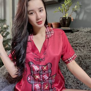 Đồ bộ mặc nhà pizama in Karo gấu