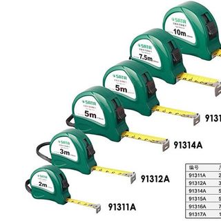 Thước Cuốn Thép 3.5M, Vỏ Thép Không Gỉ Bọc Cao Su Sata 91341 giá sỉ