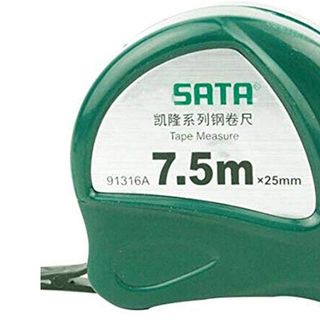 Thước Cuốn Thép 7.5M, Vỏ Nhựa Cứng Abs Cao Cấp Sata 91316A
