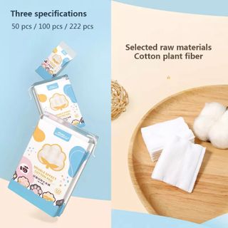 Bông tẩy trang Lameila 3 lớp mới bịch 222 miếng