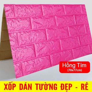 xốp dán tường giả gạch 3d