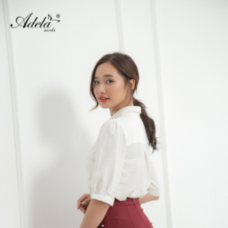 Áo sơ mi tay lỡ thêu hoa - A1101