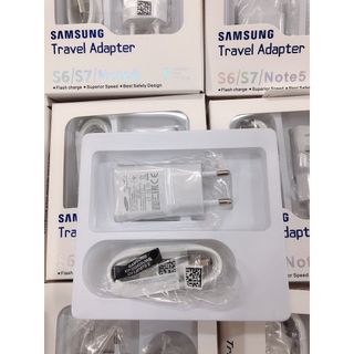 Bộ sạc nhanh Sam Sung 15W S6/S7 zin new có tụ nhôm Full Box chân micro dài 1m2