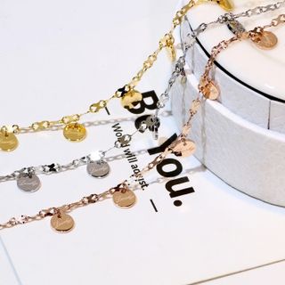 Lắc tay nữ - lắc chân nữ titan không gỉ