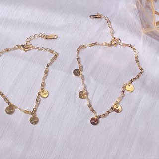 Lắc tay nữ - lắc chân nữ titan không gỉ