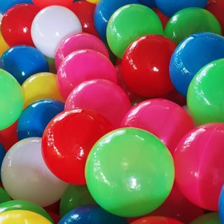 Túi 100 Quả Bóng Nhựa Đồ Chơi Cho Bé
