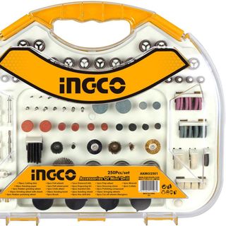 Bộ 250 linh kiện khoan mini Ingco AKMG2501 giá sỉ