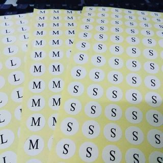Tem dán size quần áo Sản phẩm: Tem dán size_Sticker dán size mac_Nhãn Size quần áo (siêu rẻ).