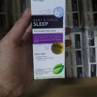 Siro Brauer Baby Child Sleep Của Úc Hỗ Trợ Giấc Ngủ Cho Bé - 100ml