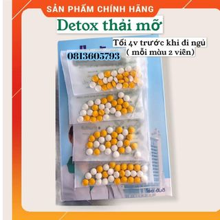 Detox khử mỡ hỗ trợ giảm cân /túi 28viên giá sỉ