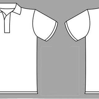 Áo thun cổ trụ trắng