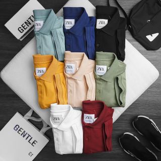 Sỉ áo nam cá sấu cotton 100% cao cấp chuẩn , sỉ áo nam trơn có cổ