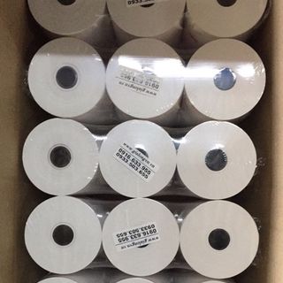 CUỘN Giấy In Bill K80x80 mm - Giấy In Hóa Đơn k80 Đường Kính 80mm - Giấy In nhiệt Cuộn Lớn K80X80