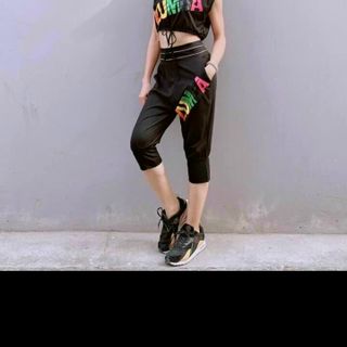 Bộ tập zumba quần ngố áo rút dây
