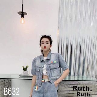 Sét bộ bò giấy áo cổ bẻ quần dài quảng châu