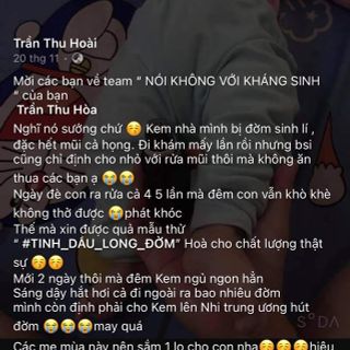 Tinh dầu Ho, Sổ mũi long đờm Phúc Minh Khang