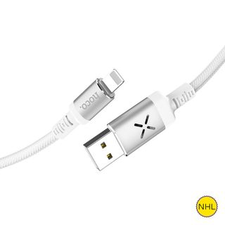 Cáp sạc phát sáng Hoco U63 lightning 1.2m 2.4A