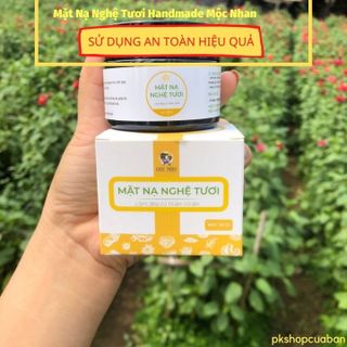 [ĐỘT PHÁ] Mặt Nạ Nghệ Tươi Handmade Mộc Nhan Lấy Lại Làn Da Trắng Hồng/ Mịn Màng Cho Bạn