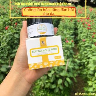 [ĐỘT PHÁ] Mặt Nạ Nghệ Tươi Handmade Mộc Nhan Lấy Lại Làn Da Trắng Hồng/ Mịn Màng Cho Bạn