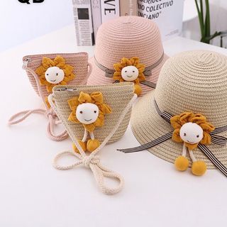 SET TÚI MŨ HOA HƯỚNG DƯƠNG MẶT CƯỜI