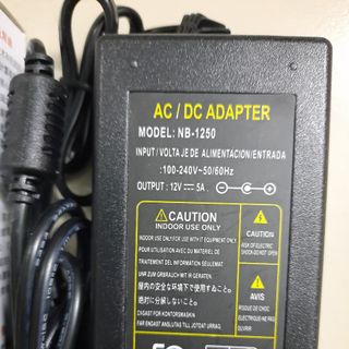 Bộ nguồn vỏ nhựa AC/ Adapter 12v5a