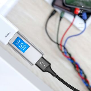 Cáp sạc nhanh 3.5A 4 trong 1 Baseus - CA1T4-B01 (Lightning - 2 Type C - Micro USB)