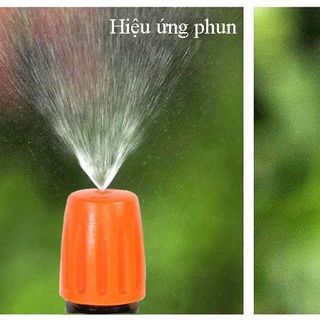 đầu tưới phun sương bằng nhựa - béc phun sương 1 cửa điều chỉnh được - tưới lan đa năng
